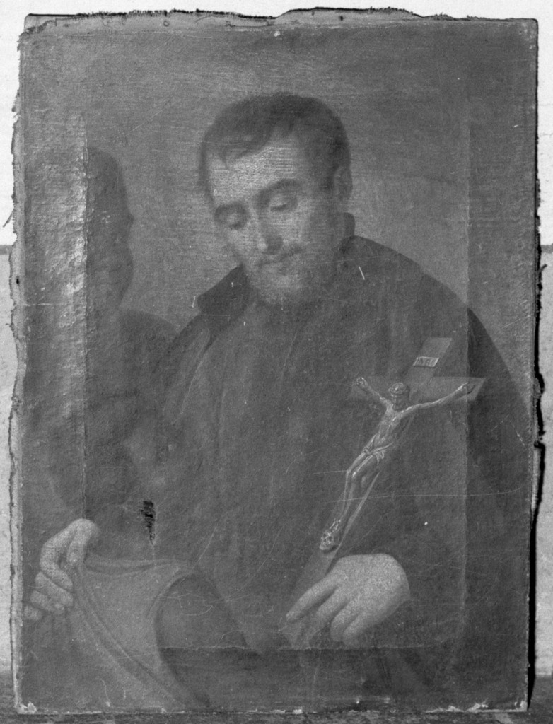 Beato gesuita converte un nero (dipinto) - ambito modenese (prima metà sec. XIX)