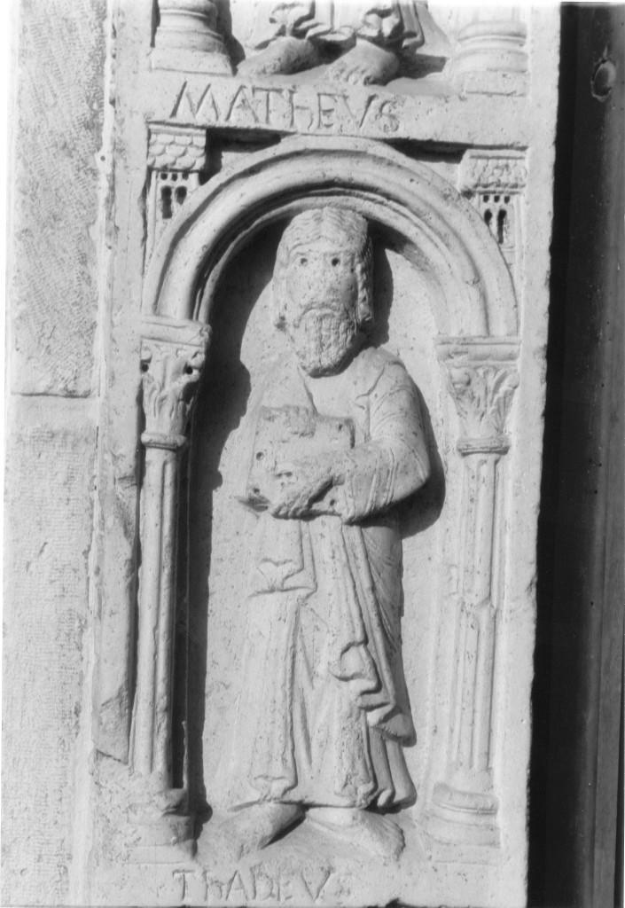 San Taddeo Apostolo (rilievo) di Maestro di San Geminiano (sec. XII)