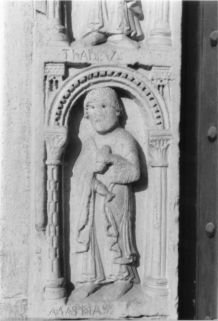 San Mattia Apostolo (rilievo) di Maestro di San Geminiano (sec. XII)