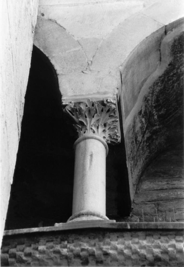 motivi decorativi fogliati (capitello) di Wiligelmo (cerchia) (secc. XI/ XII)