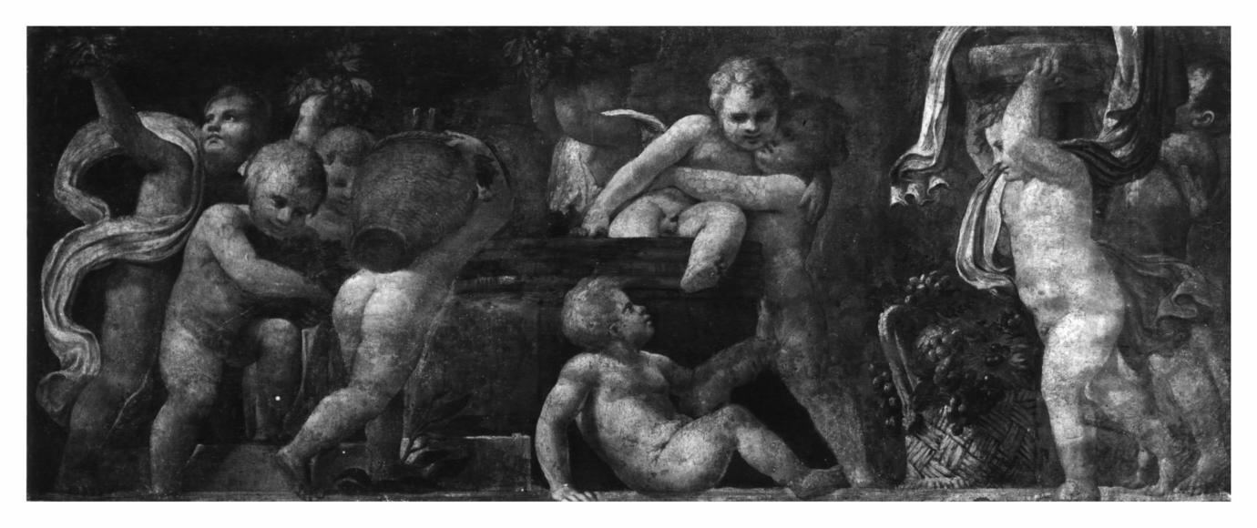 allegoria della vendemmia (dipinto, elemento d'insieme) di Dell'Abate Niccolò (sec. XVI)