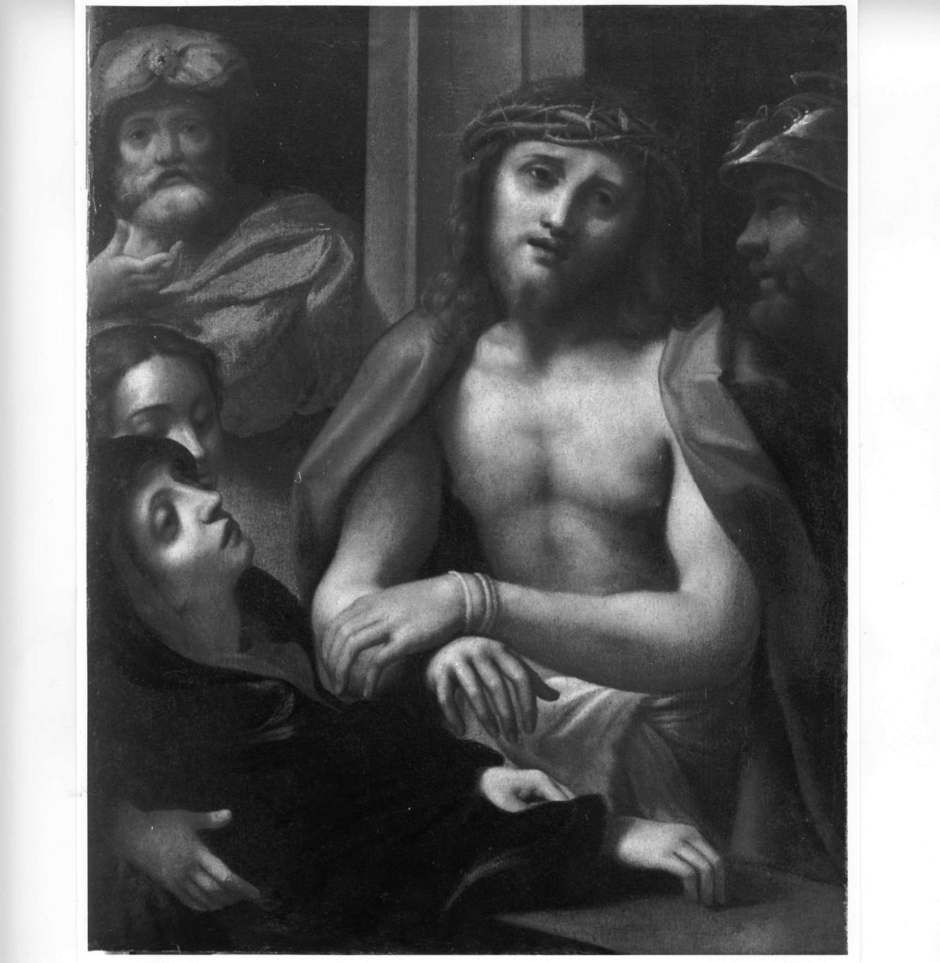 Ecce Homo (dipinto) di Stringa Francesco (attribuito) (sec. XVII)