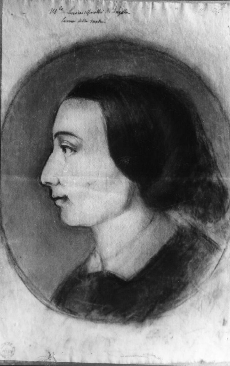 ritratto di Luisa Menotti (disegno) di Lavraduse Menotti Nancy (metà sec. XIX)