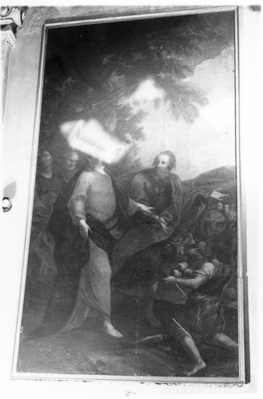 miracolo dei cinque pani (dipinto) di Vellani Francesco (sec. XVIII)