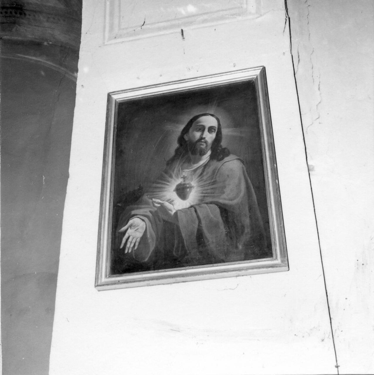 Sacro Cuore di Gesù (dipinto) - ambito emiliano (fine sec. XIX)