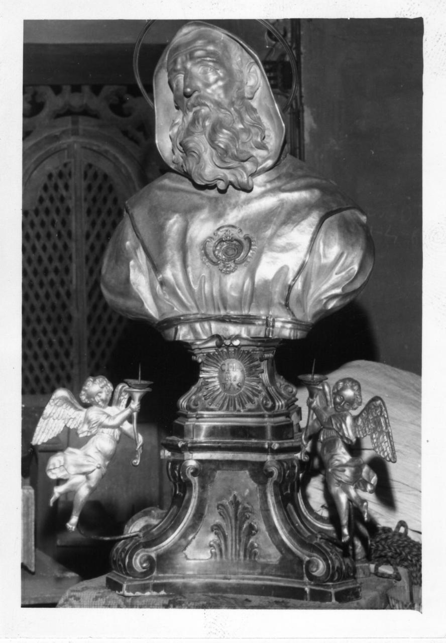 San Francesco di Paola (reliquiario - a busto) - bottega romana (sec. XVIII)