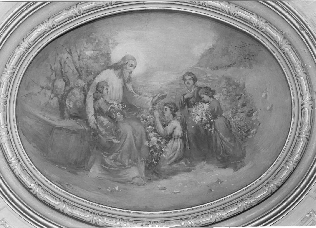 Cristo benedice i fanciulli (dipinto) - ambito emiliano (seconda metà sec. XIX)