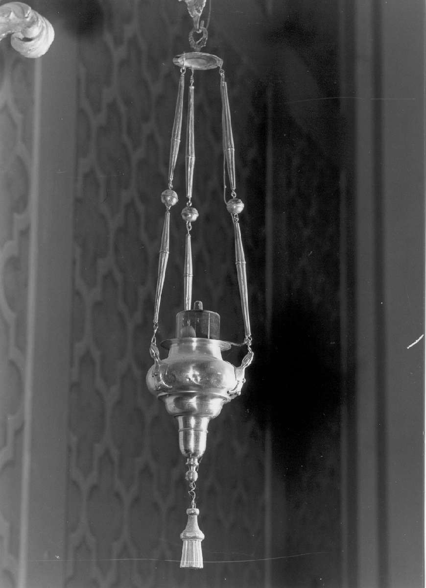 lampada pensile, serie - manifattura emiliana (inizio sec. XIX)