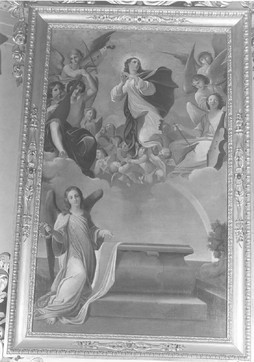 assunzione della Madonna (dipinto) - ambito emiliano (primo quarto sec. XX)