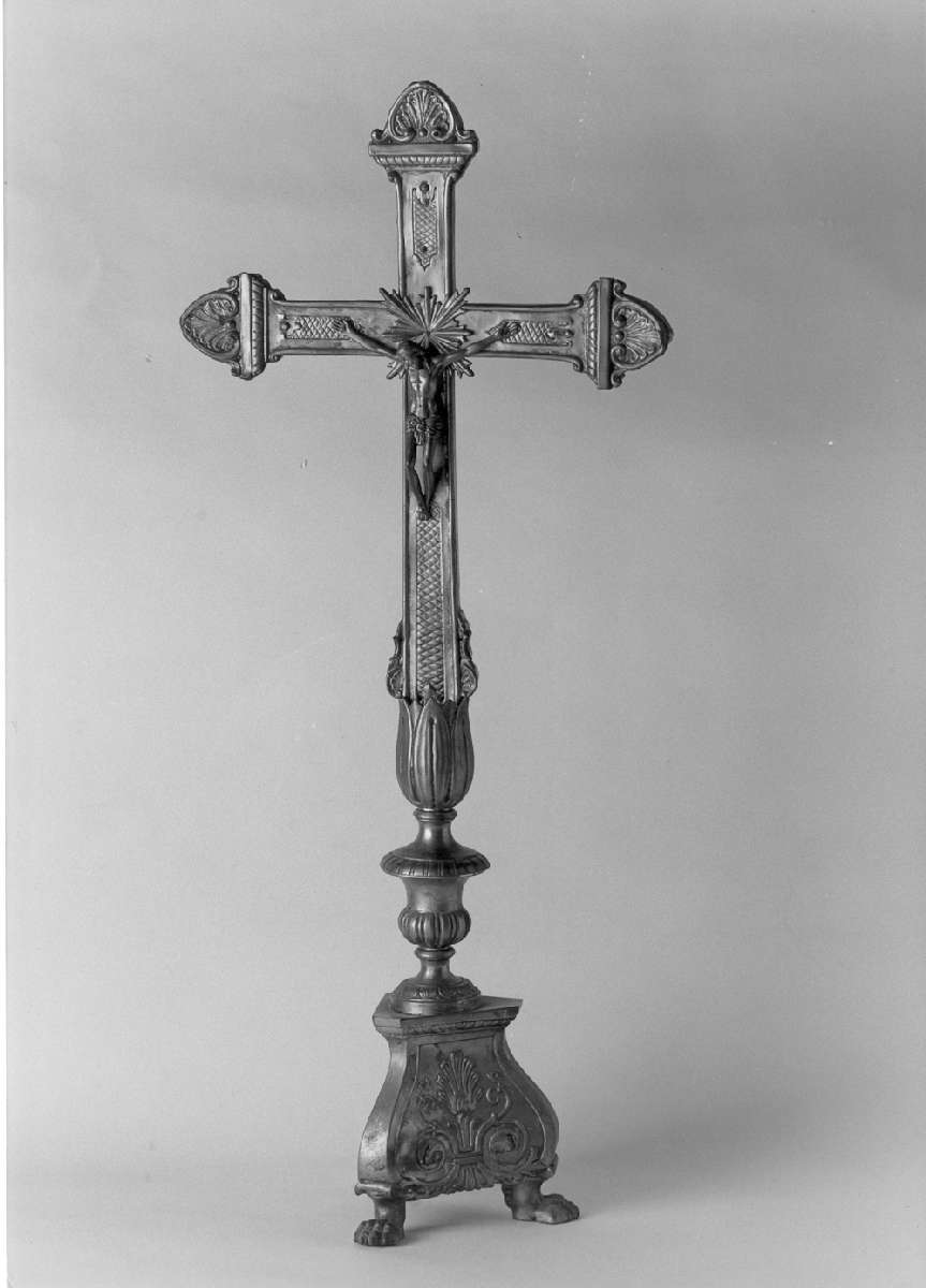 croce d'altare - manifattura emiliana (fine/inizio secc. XVIII/ XIX)