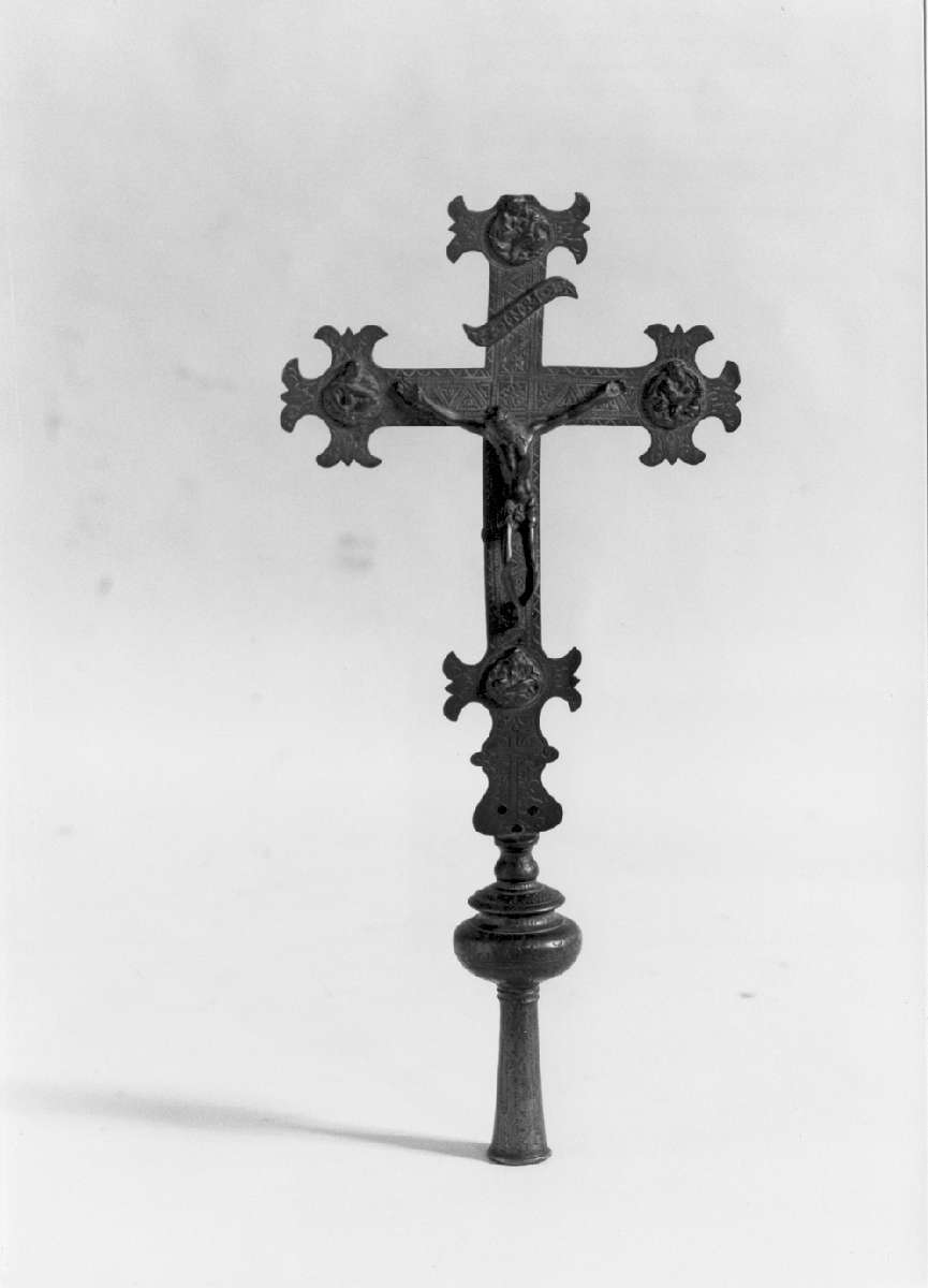 croce processionale - manifattura emiliana (sec. XVII)
