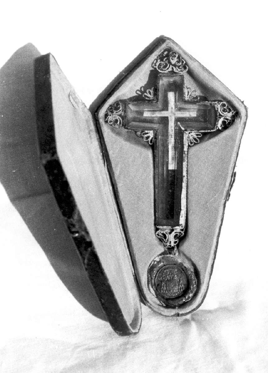 reliquiario a teca - manifattura emiliana (primo quarto sec. XVIII)