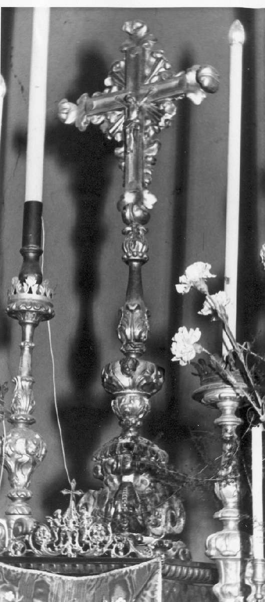 croce d'altare - manifattura emiliana (ultimo quarto sec. XVIII)