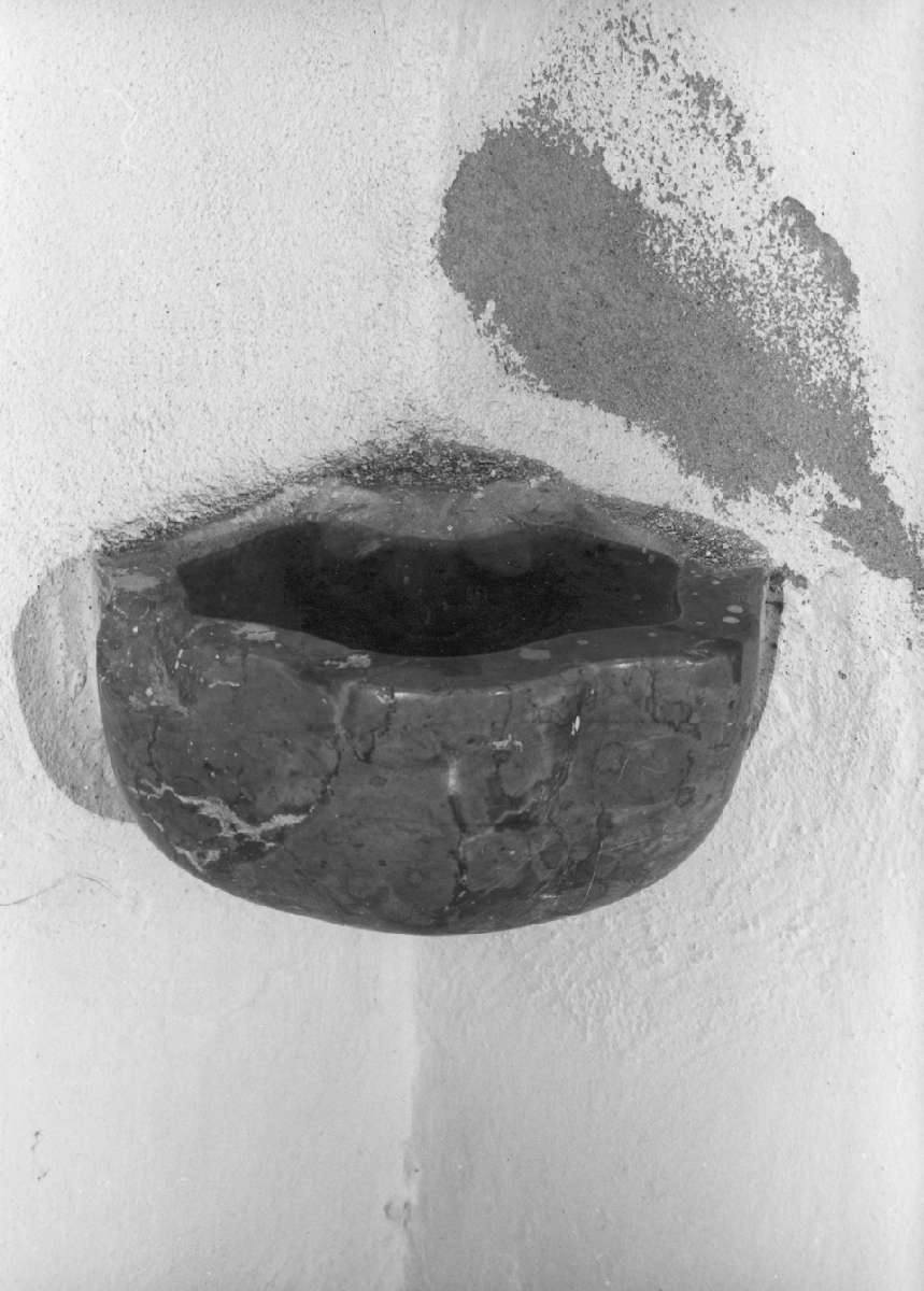 acquasantiera da parete - manifattura Italia settentrionale (sec. XVIII)