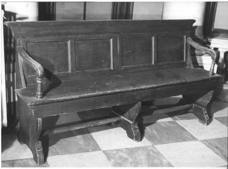 panca, coppia - bottega ligure (metà sec. XIX)