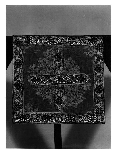 motivi decorativi floreali (borsa, elemento d'insieme) - manifattura ligure (secc. XIX/ XX)