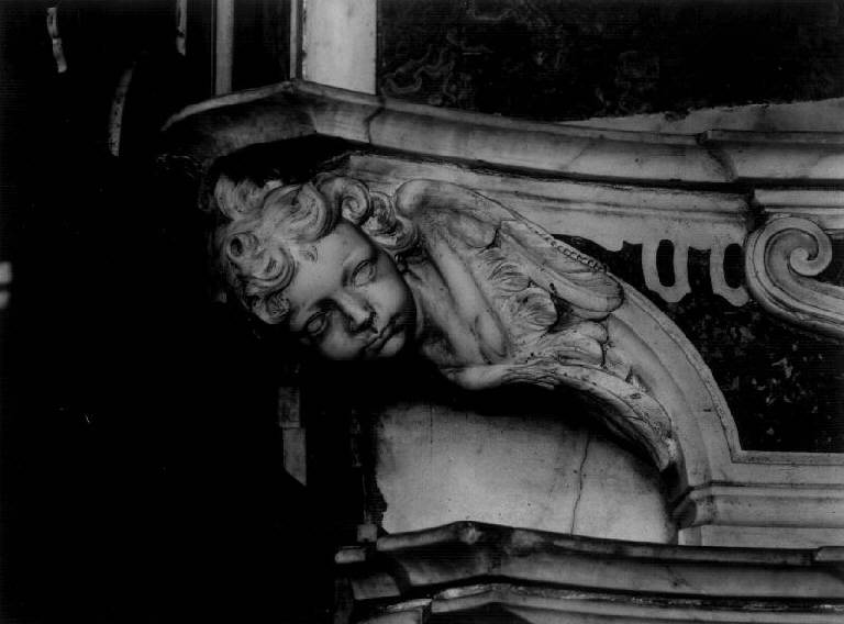 CHERUBINO (scultura, coppia) - bottega ligure (primo quarto sec. XVIII)