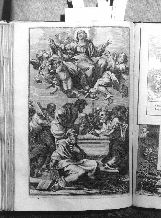 ASSUNZIONE DELLA MADONNA (stampa, elemento d'insieme) di Houat Francois (sec. XVII)