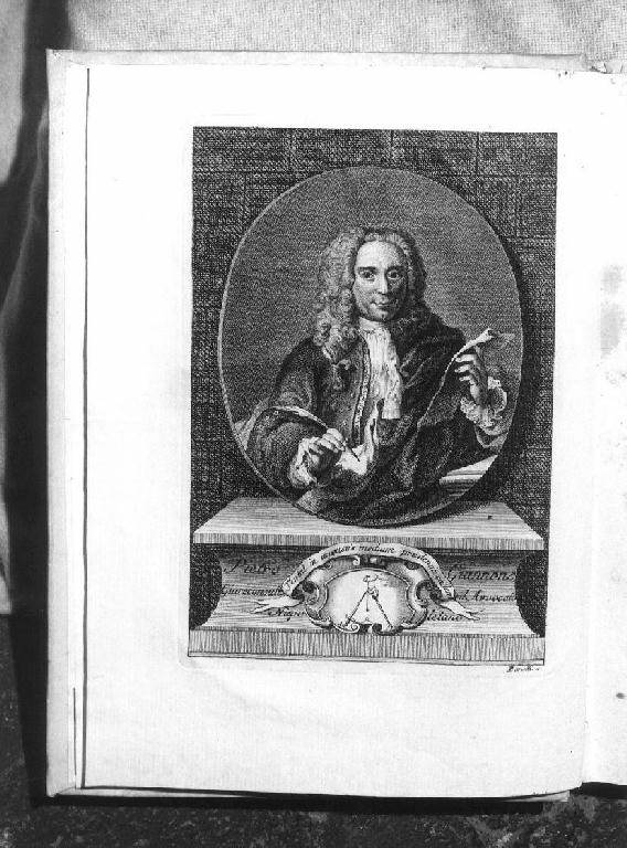 ritratto d'uomo (stampa) di Baratti Antonio (sec. XVIII)
