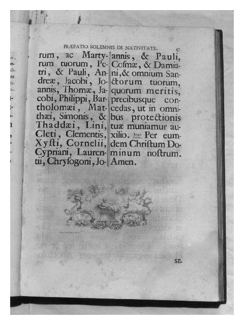 Gesù Bambino con angeli (stampa) di Pomarde Sylvestre (sec. XVIII)