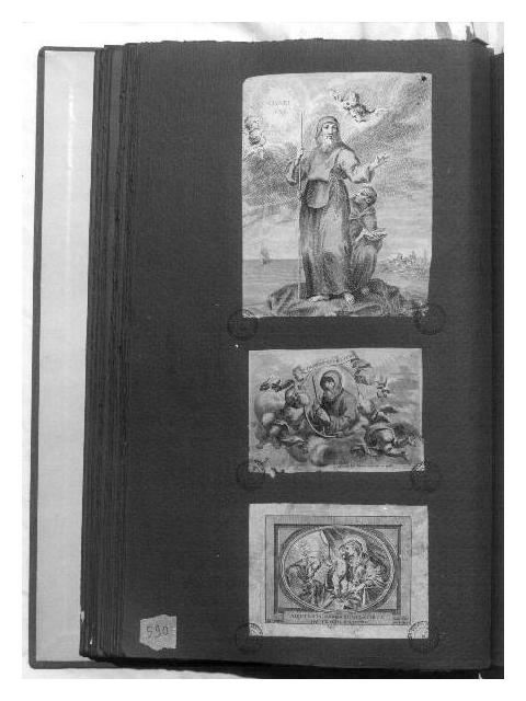 San Francesco di Paola (stampa) di Van Westerhout Arnold (sec. XVII)