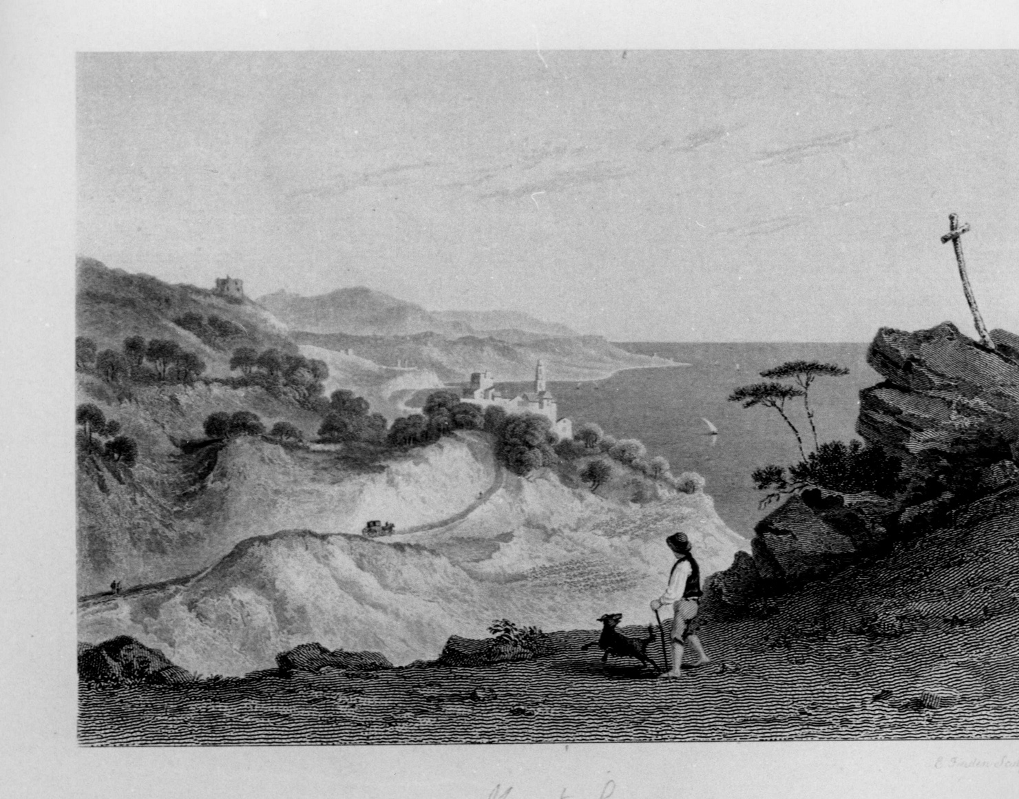 paesaggio (stampa) di Brockedon William, Finden Edward (sec. XIX)