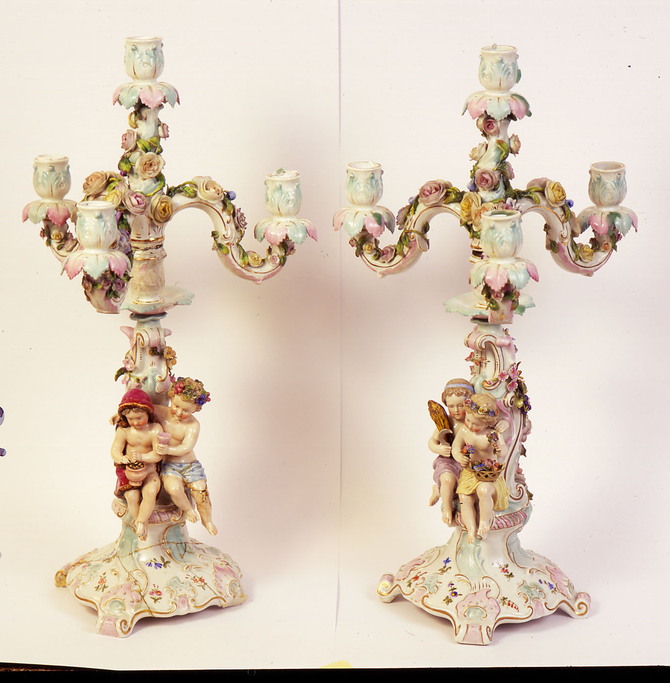 candelabro, serie - ambito ligure (sec. XIX)