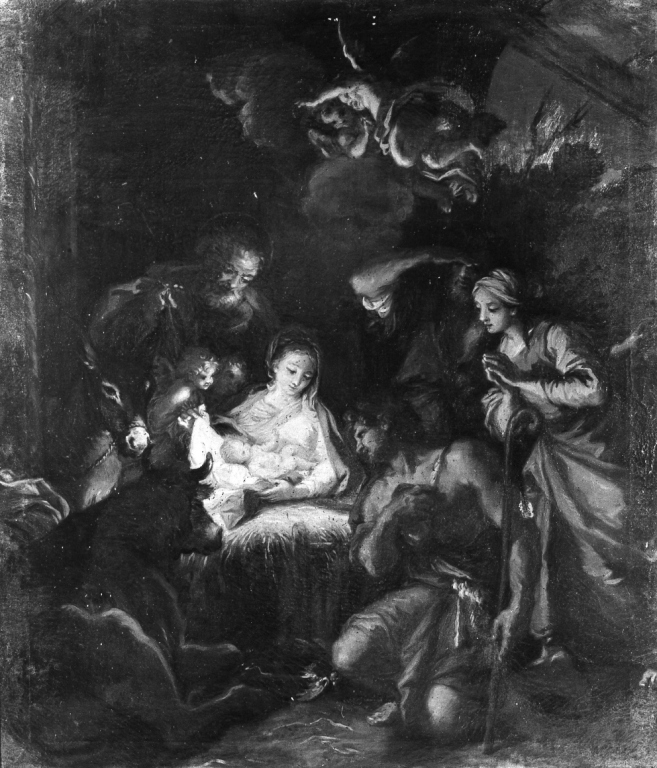 adorazione dei pastori (dipinto) di Passeri Giuseppe (fine/inizio secc. XVII/ XVIII)