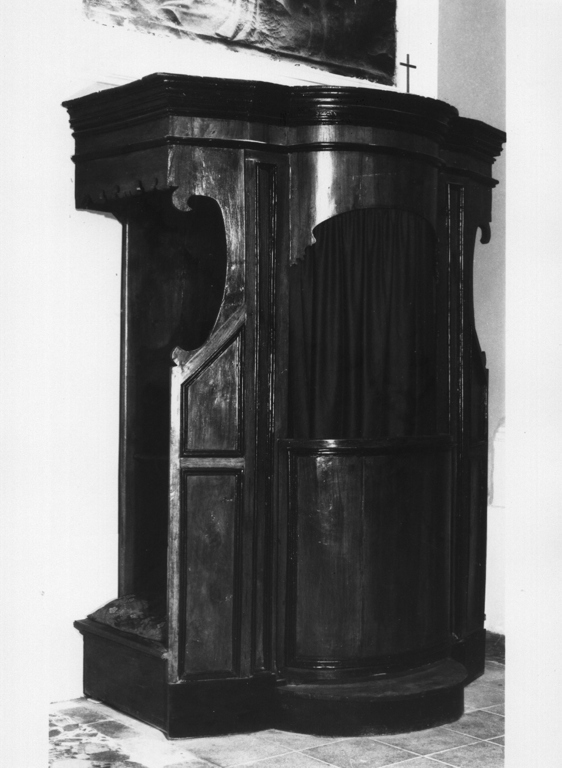 confessionale - ambito laziale (fine sec. XVIII)