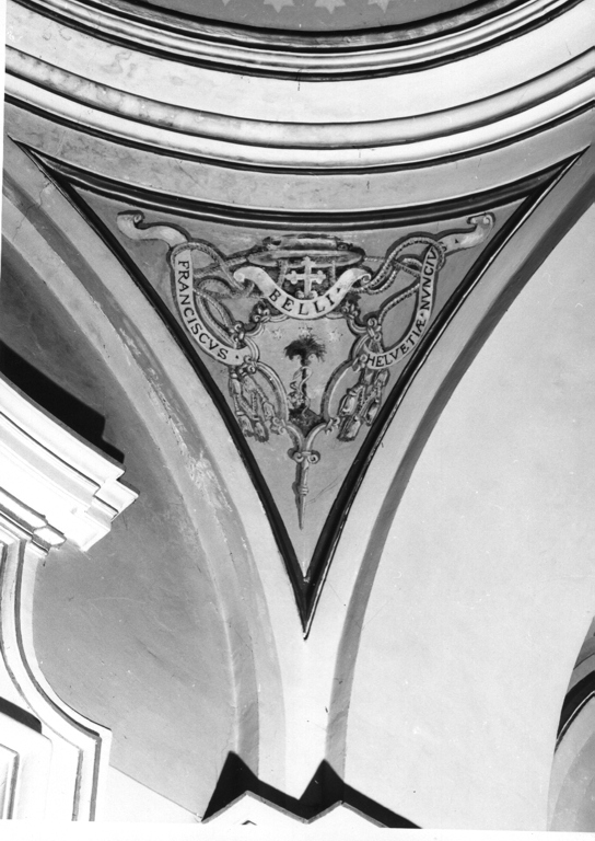 stemma cardinalizio (dipinto) - ambito laziale (sec. XIX)