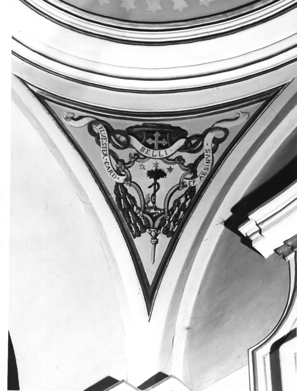 stemma cardinalizio (dipinto) - ambito laziale (sec. XIX)