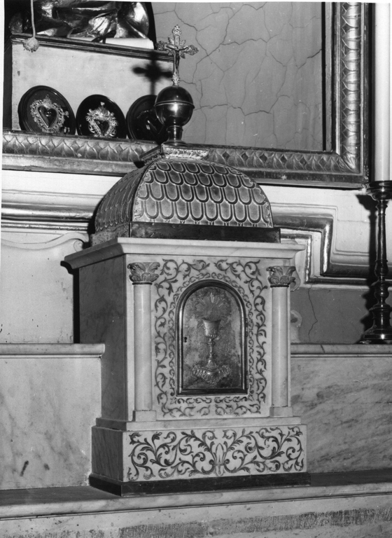 tabernacolo - ambito laziale (metà sec. XIX)