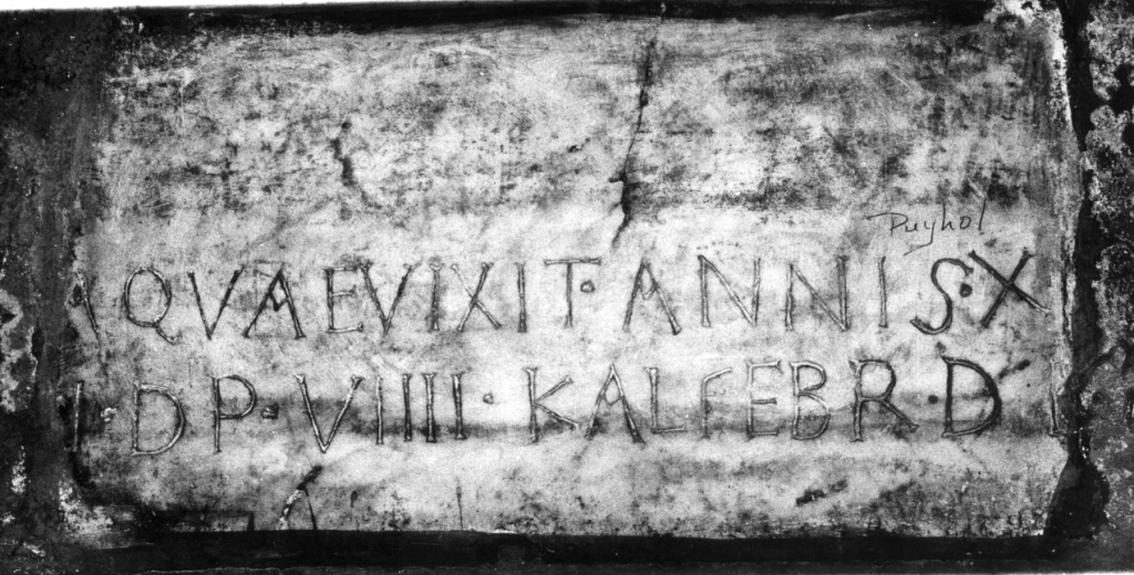 lapide tombale, frammento - ambito romano (sec. III)