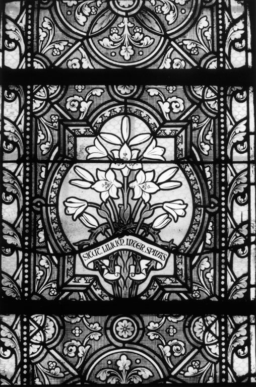 vetrata - produzione francese (secc. XIX/ XX)