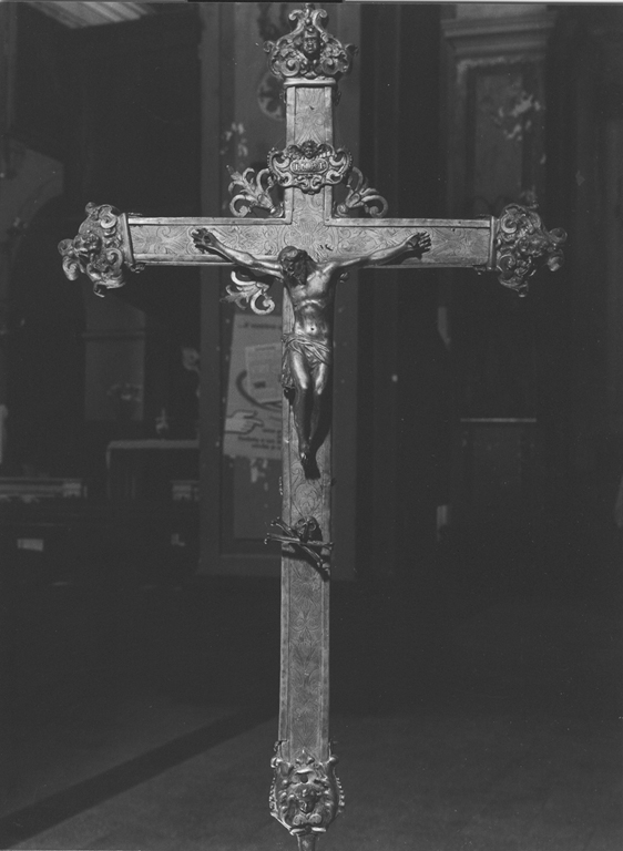croce processionale - ambito Italia meridionale (sec. XVIII)