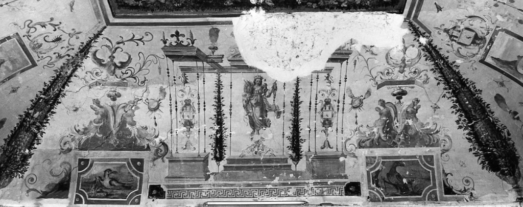 motivi decorativi a grottesche (dipinto) di Gagliardi Giovanni, Morlacchi Alessio (seconda metà sec. XVI)