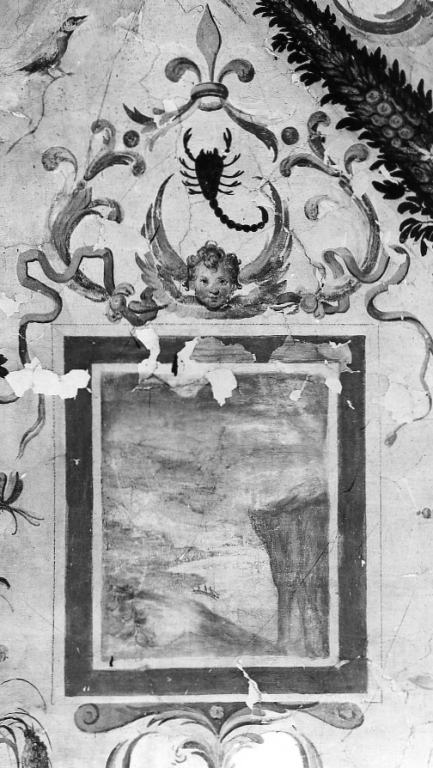 paesaggio (dipinto) di Gagliardi Giovanni, Morlacchi Alessio (seconda metà sec. XVI)