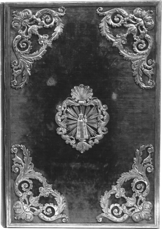 coperta di libro liturgico di Ossani Francesco (attribuito) - ambito romano (sec. XIX)