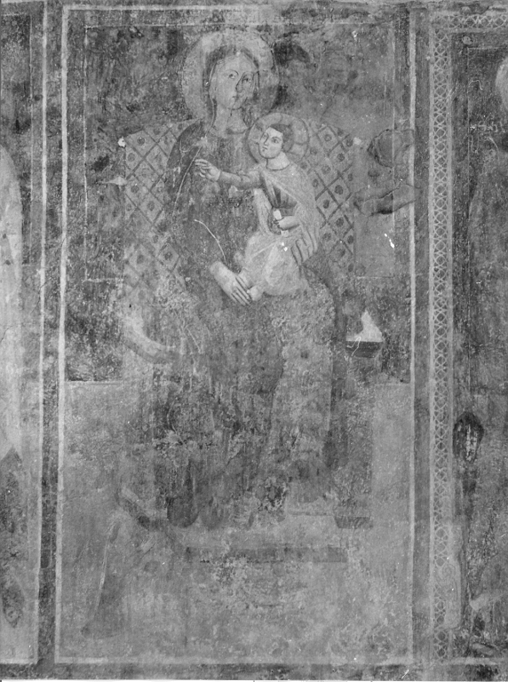 Madonna in trono con Bambino (dipinto) - ambito laziale (sec. XIII)