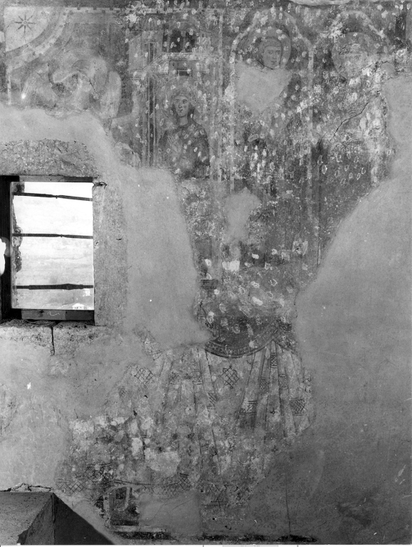 Annunciazione con due Santi (dipinto) - ambito laziale (sec. XIII)