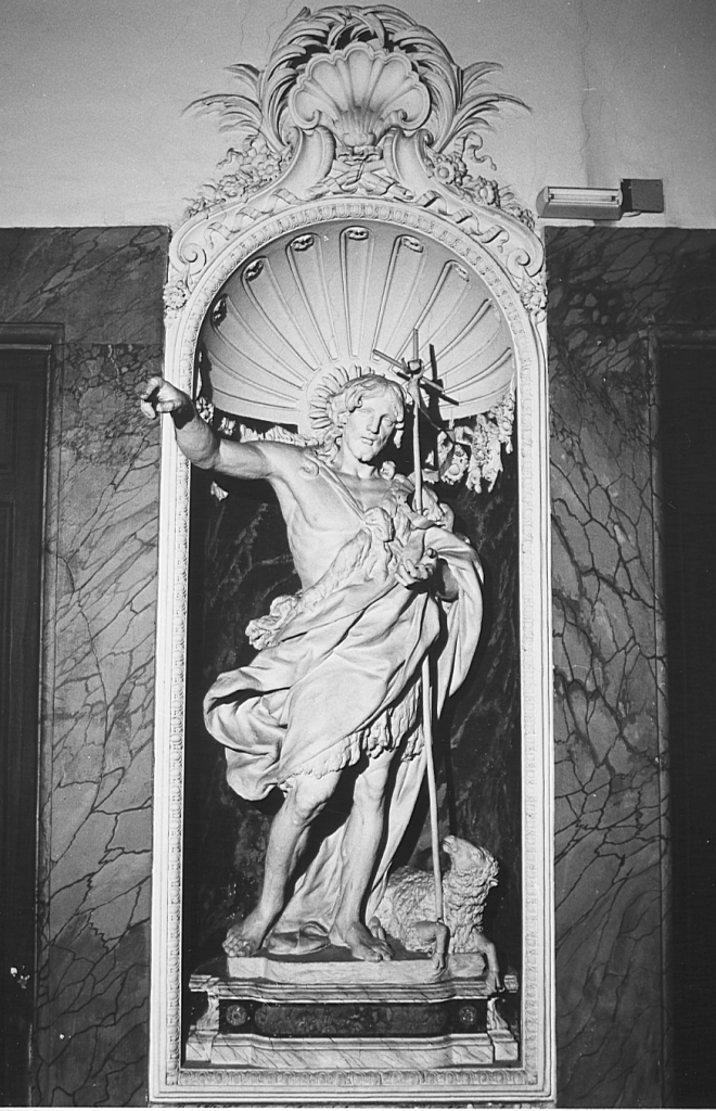 San Giovanni Battista (statua) di Burcardi Giuseppe (sec. XVIII)