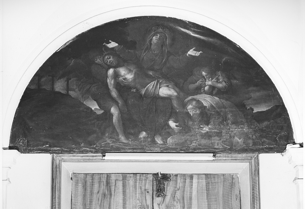 deposizione di Cristo dalla croce (dipinto, elemento d'insieme) - ambito romano (metà sec. XVII)