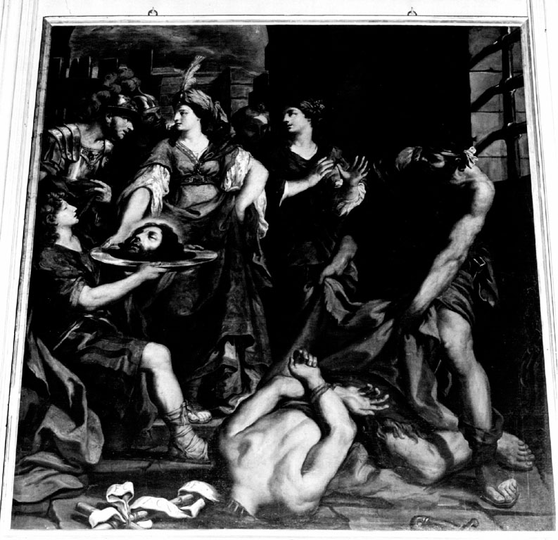 decapitazione di San Giovanni Battista (dipinto) di Marini Pasquale Andrea (sec. XVIII)