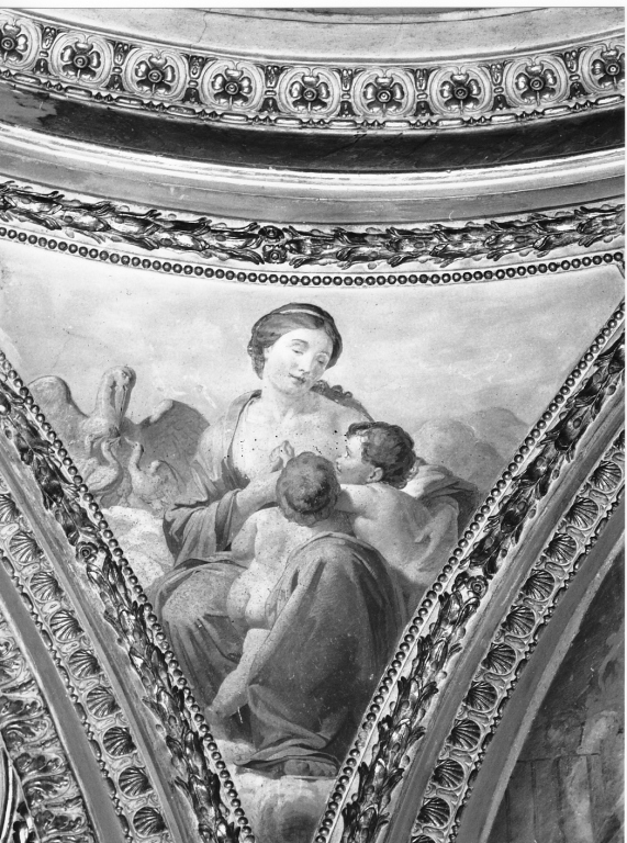 Carità (dipinto) di Belloli Andrea (sec. XIX)