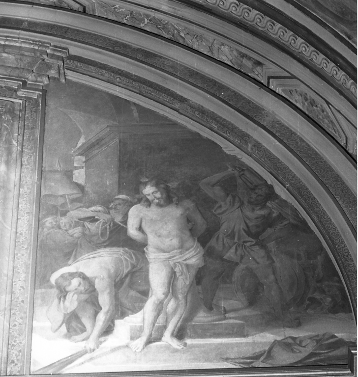 flagellazione di Cristo (dipinto) di Scaccioni Achille (sec. XIX)