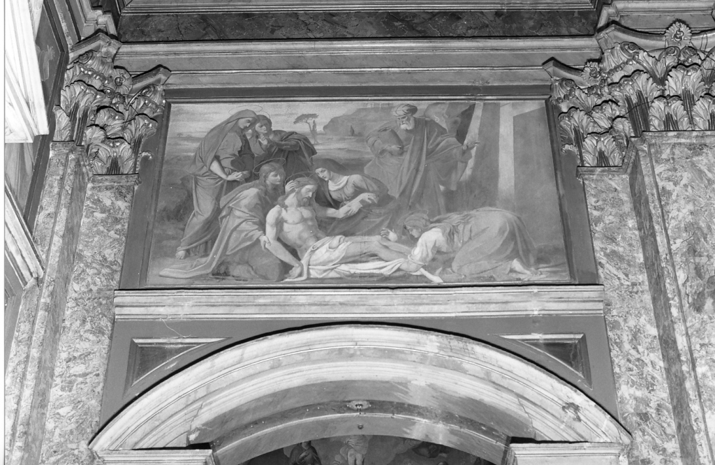 deposizione di Cristo nel sepolcro (dipinto) di Scaccioni Achille (sec. XIX)
