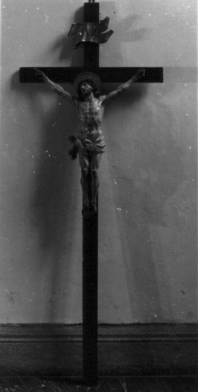 Cristo crocifisso (scultura) - ambito romano (metà sec. XVII)
