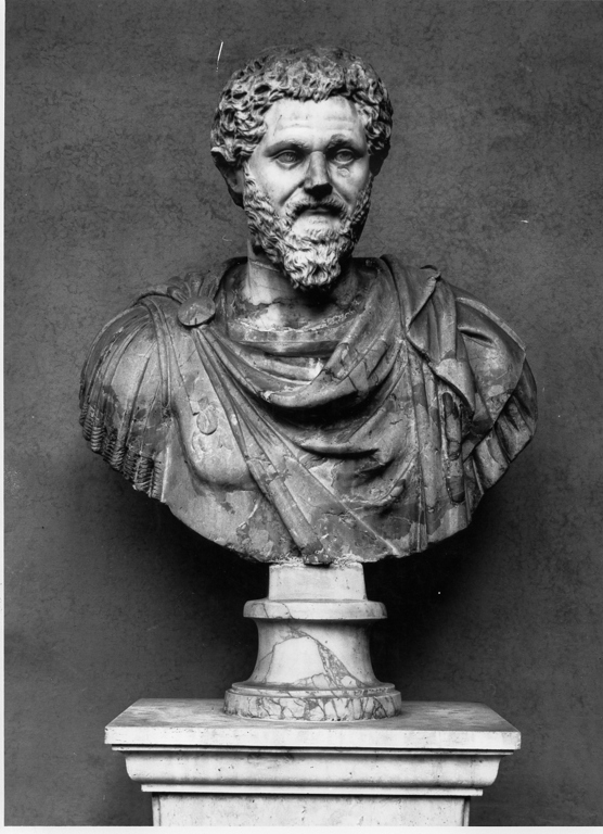 busto ritratto di imperatore (scultura, opera isolata) - ambito romano (sec. XVIII)
