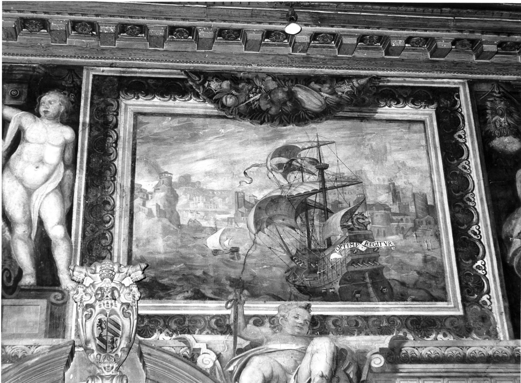 battaglia navale (dipinto, ciclo) - ambito romano (seconda metà sec. XVI)
