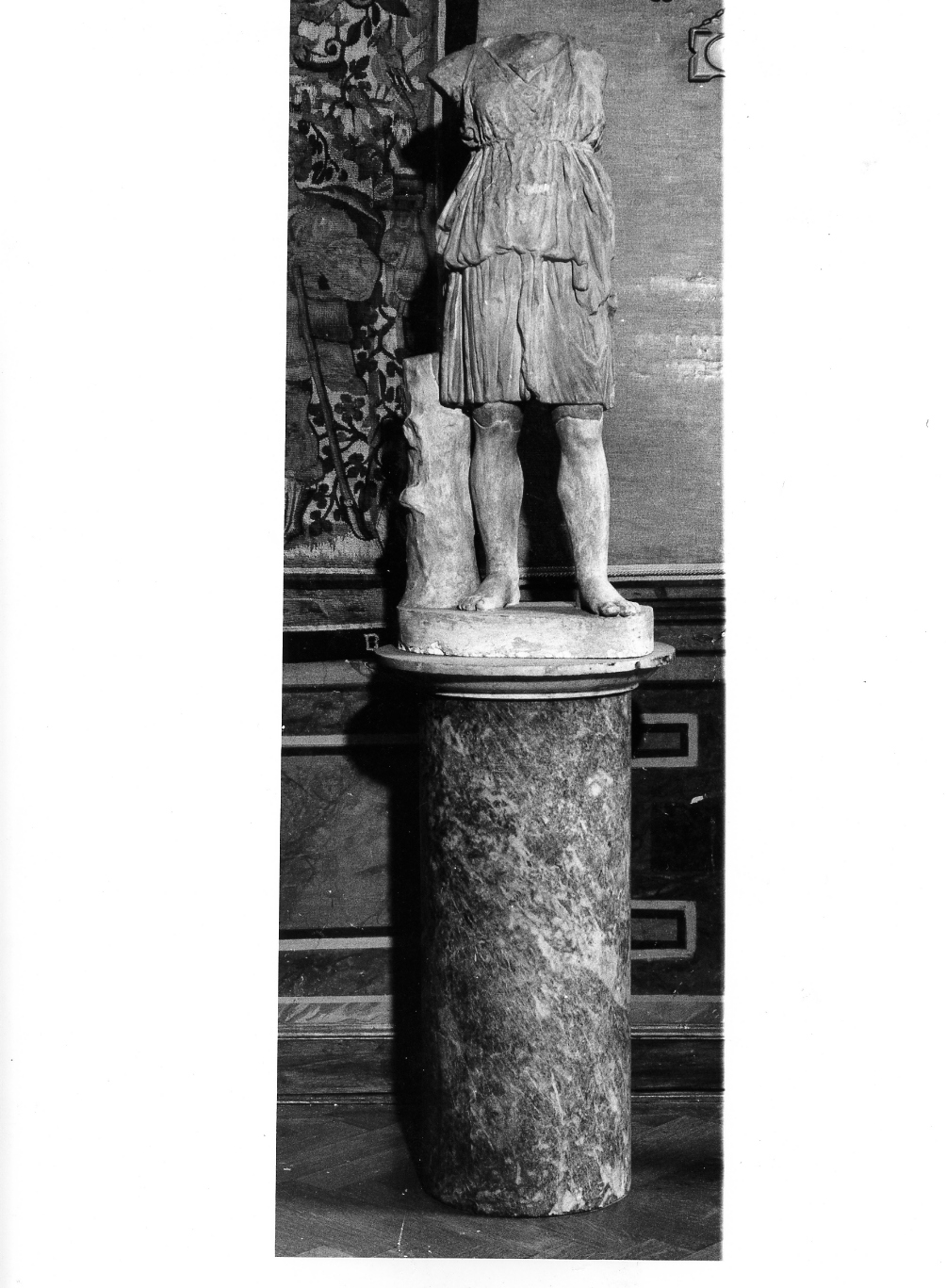 colonna, frammento - ambito romano (sec. I)